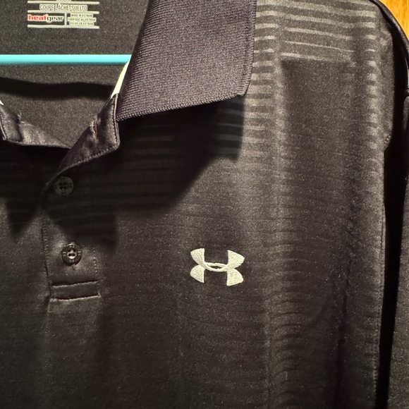 Under Armour Men's Polo Shirt in Black - Picture 2 of 4